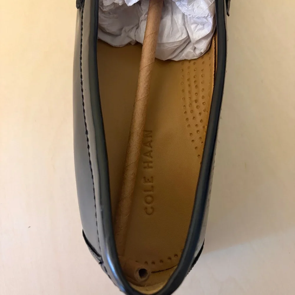 Cole Haan Pinch Prep Penny Loafers Mens 11 Black Slip On Dress Shoes New
